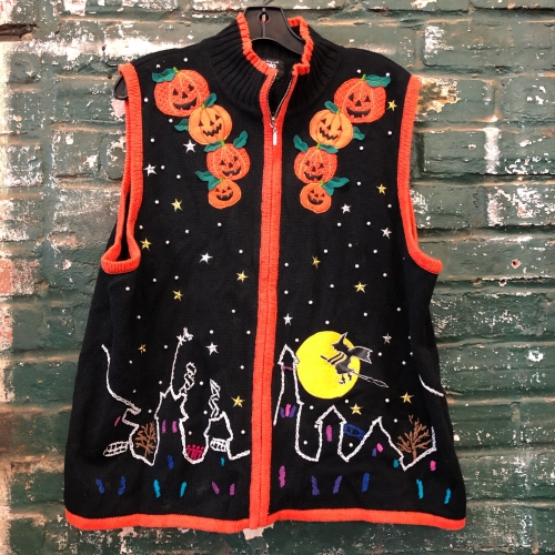 halloween sweater vest