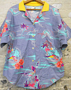 vintage women's hawaiian shirts