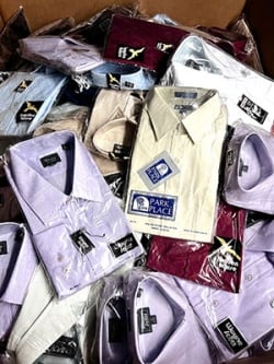 Wholesale vintage MENS NOS deadstock button-up, oxford shirt By the Bundle