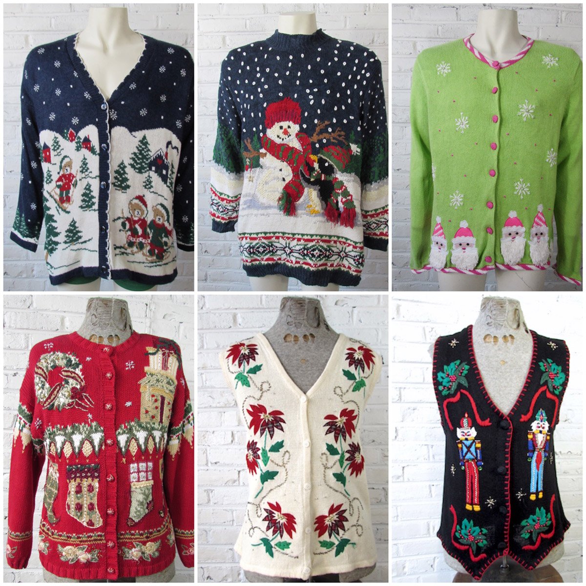 Vintage ugly christmas discount sweater