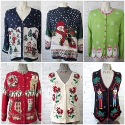 Ugly (cute) Christmas Xmas Sweater by the bundle